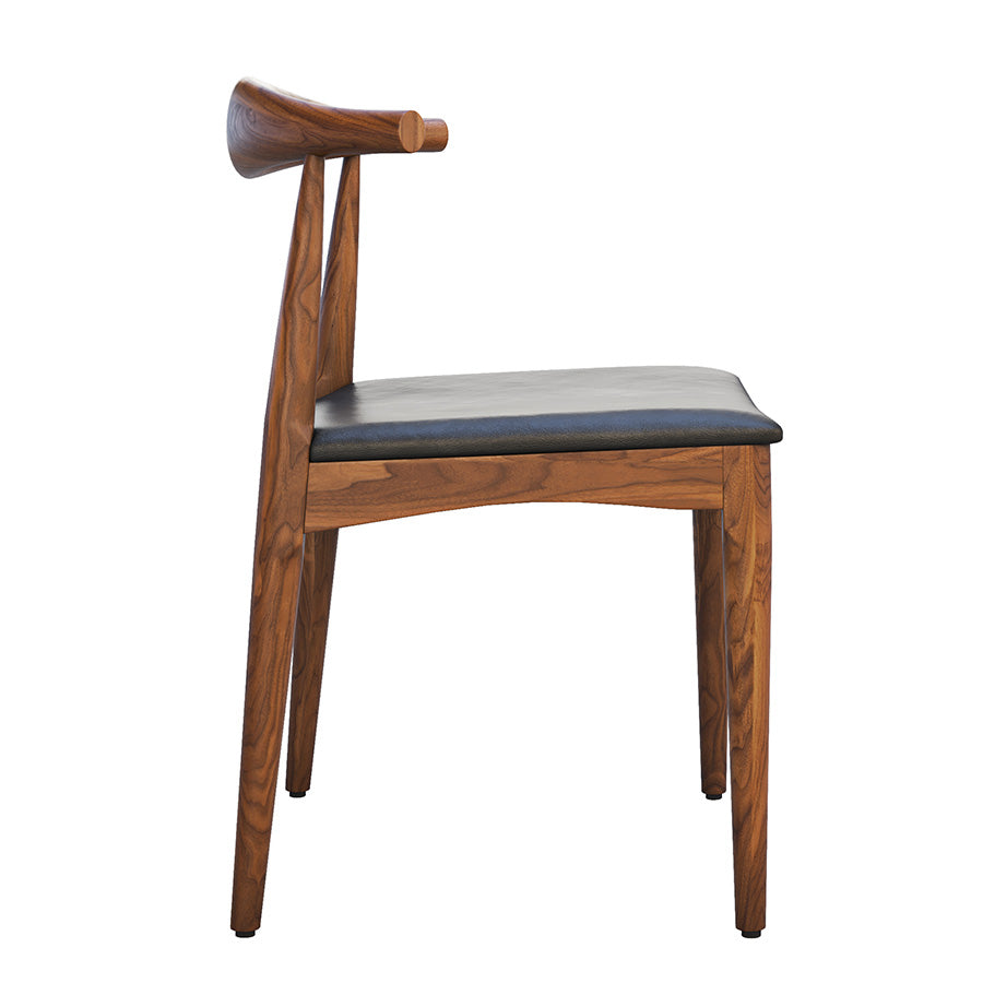Curved Wooden Chair