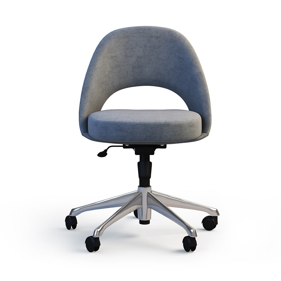 Curved Padded Swivel Chair