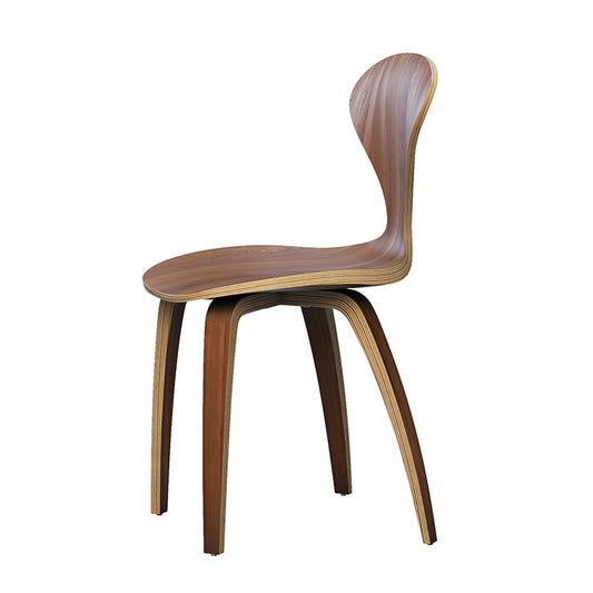 Curvy Walnut Chair