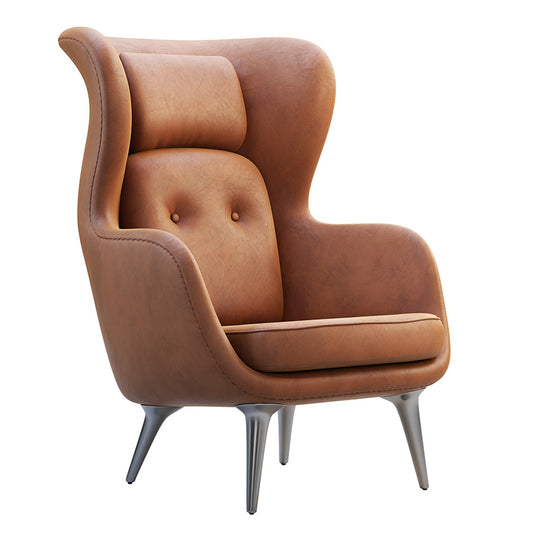 Leather Curve Chair